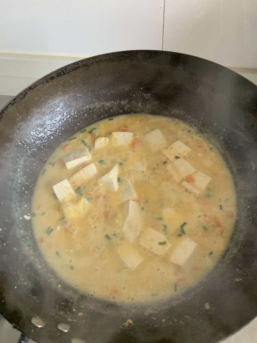 咸蛋黄豆腐（消灭咸鸭蛋）的做法 步骤9