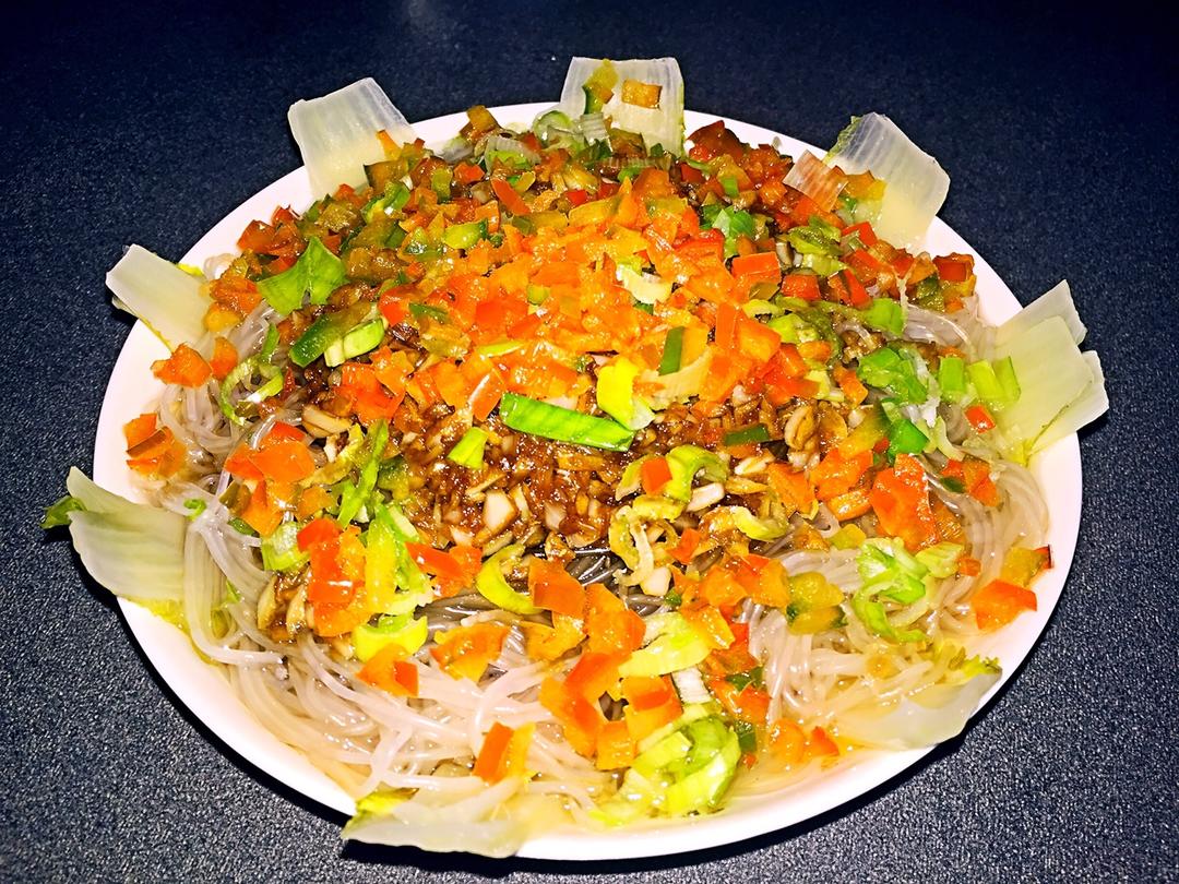 蒜蓉粉丝娃娃菜
