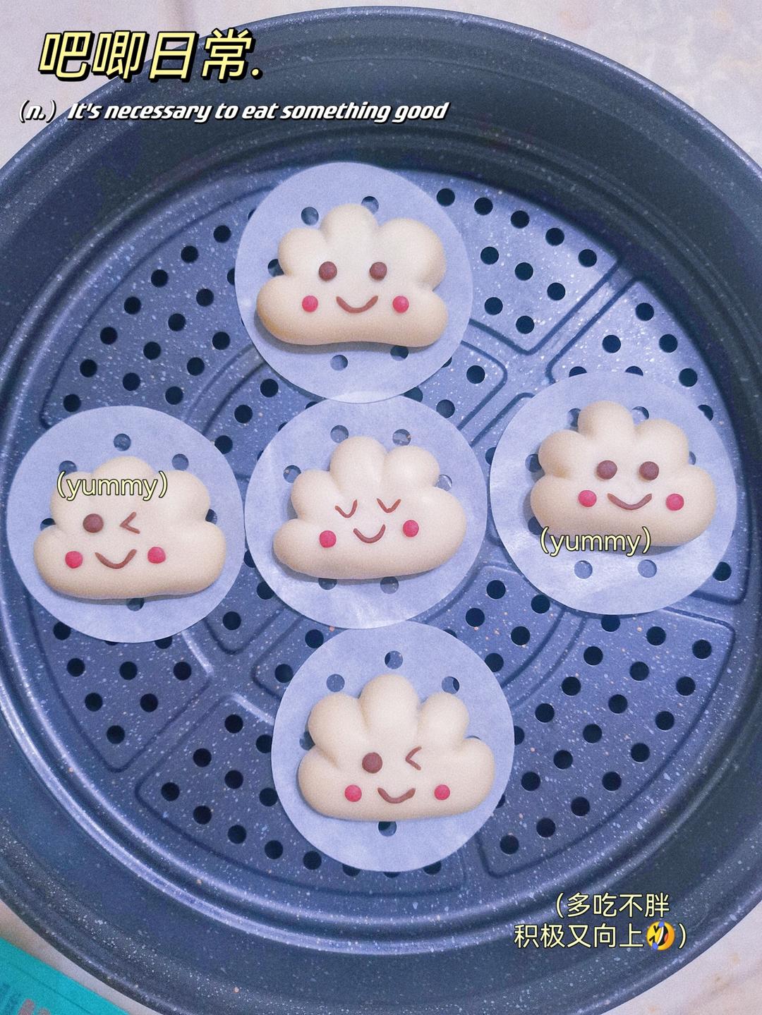 《Tinrry+》美姬老师教你做可爱云朵造型馒头
