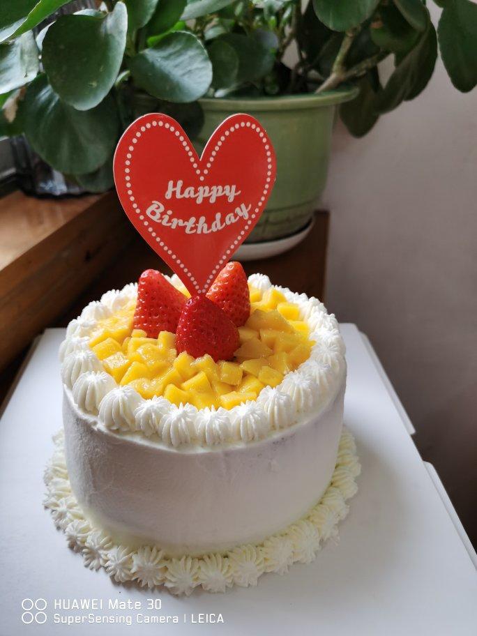 超级简单的味多美同款生日蛋糕（6寸），新手也能高度还原