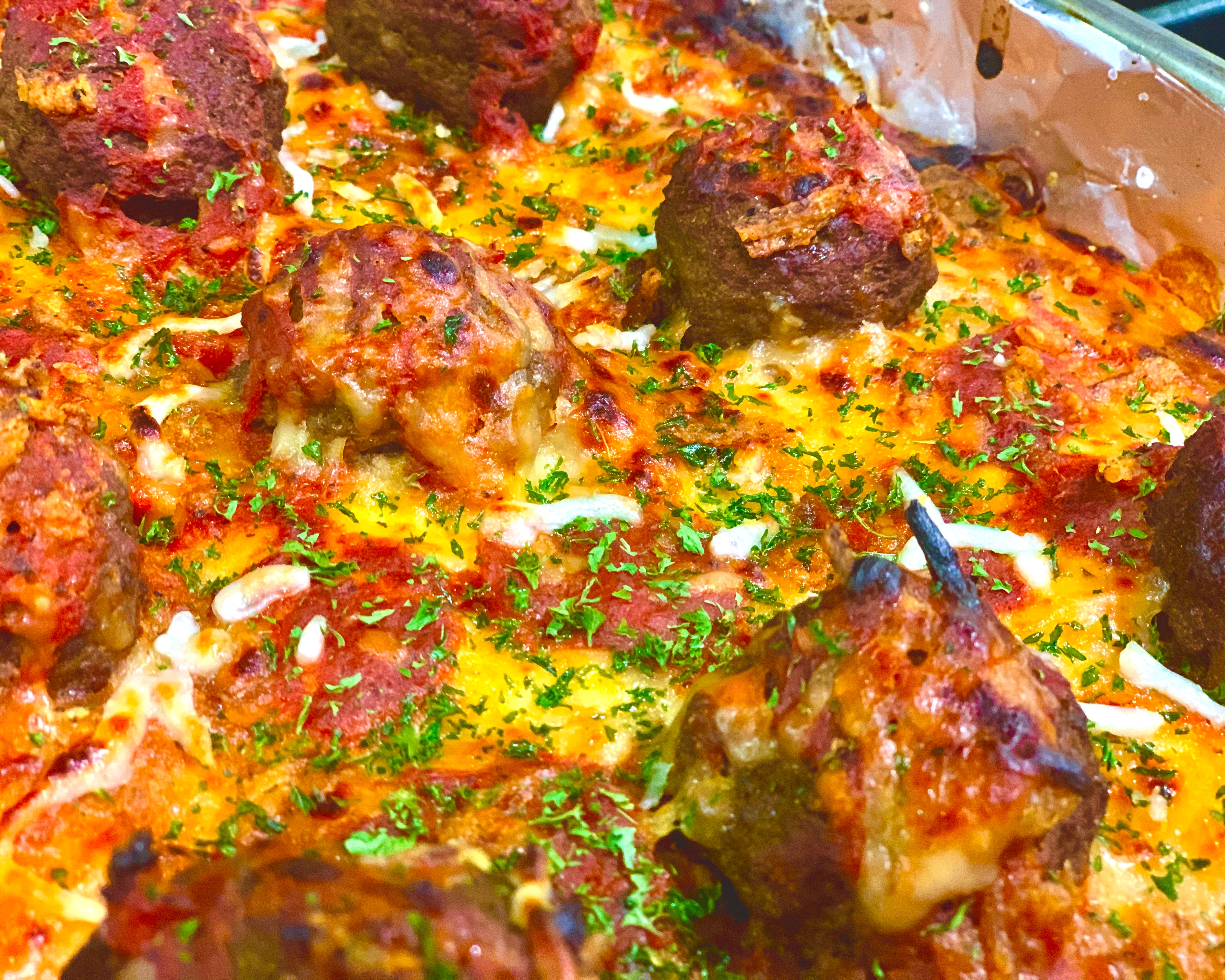 🍅芝士焗番茄蒜香罗勒酱牛肉丸意面🧀简单快手西餐入门⚡️意大利风味的做法