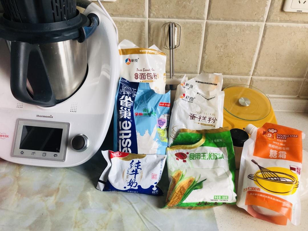 纯奶手撕吐司的做法 步骤1