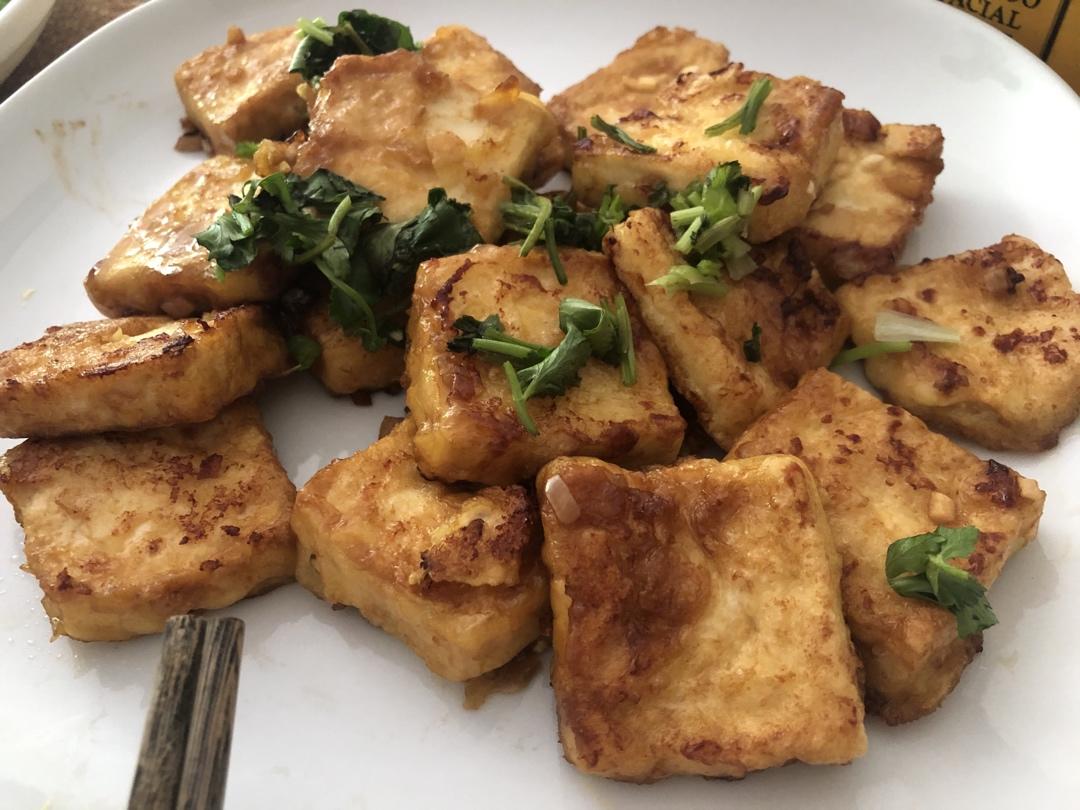 无敌好吃的香煎豆腐