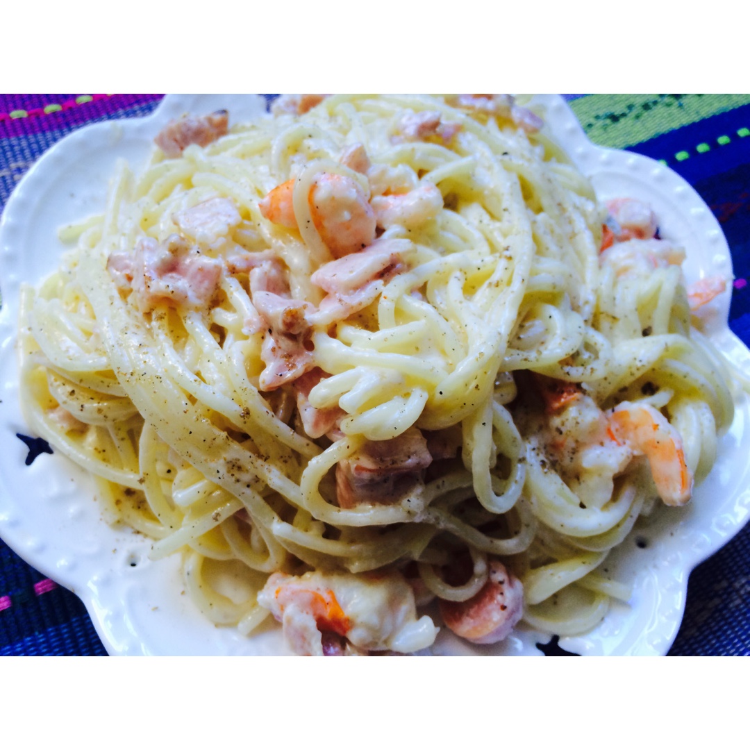 奶油培根意大利面（spaghetti）