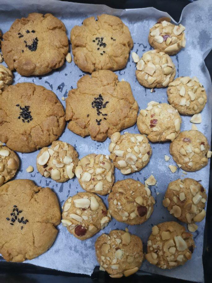 【北鼎烤箱食谱】花生酱巧克力大cookie