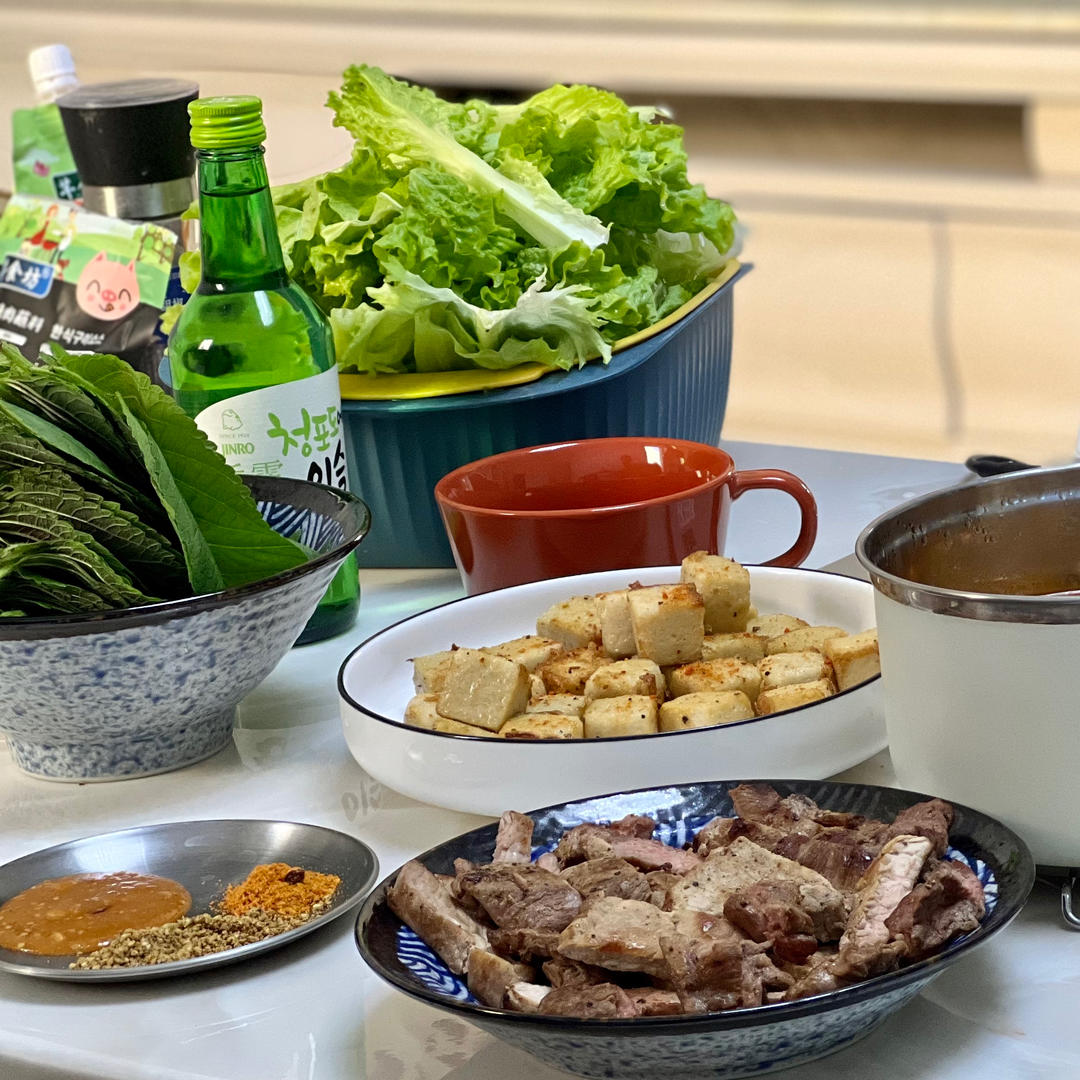 紫苏叶包烤牛肉