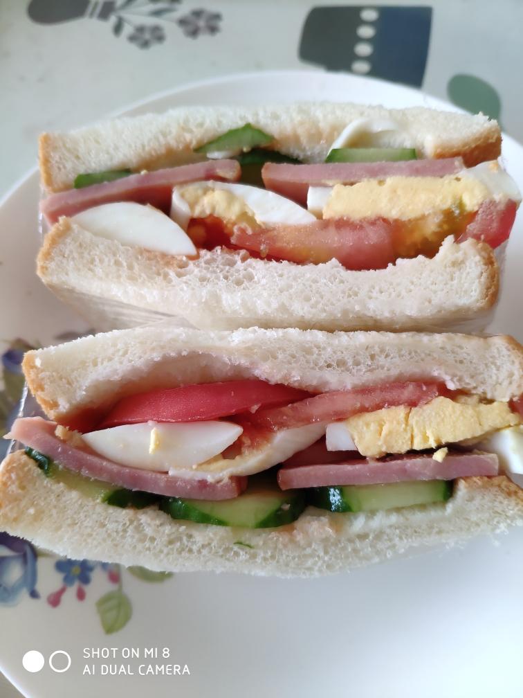 第一次做三明治