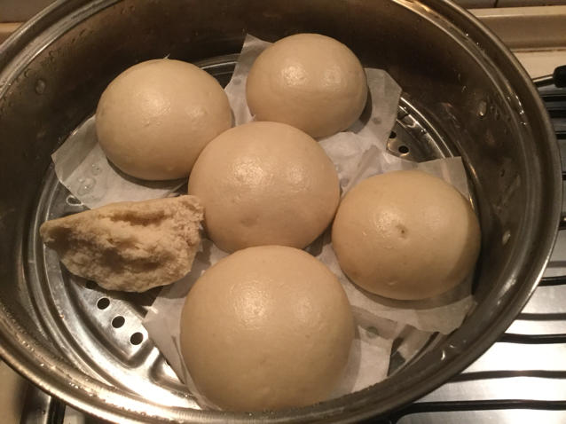 纯手工奶香馒头【无泡打粉，无添加】