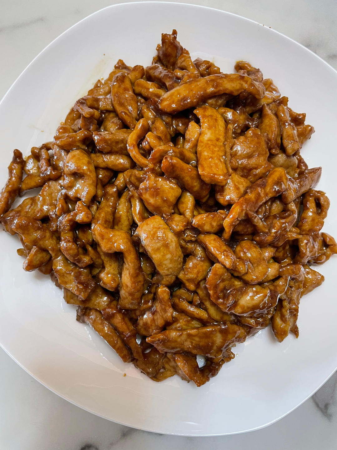 传统做法 京酱肉丝