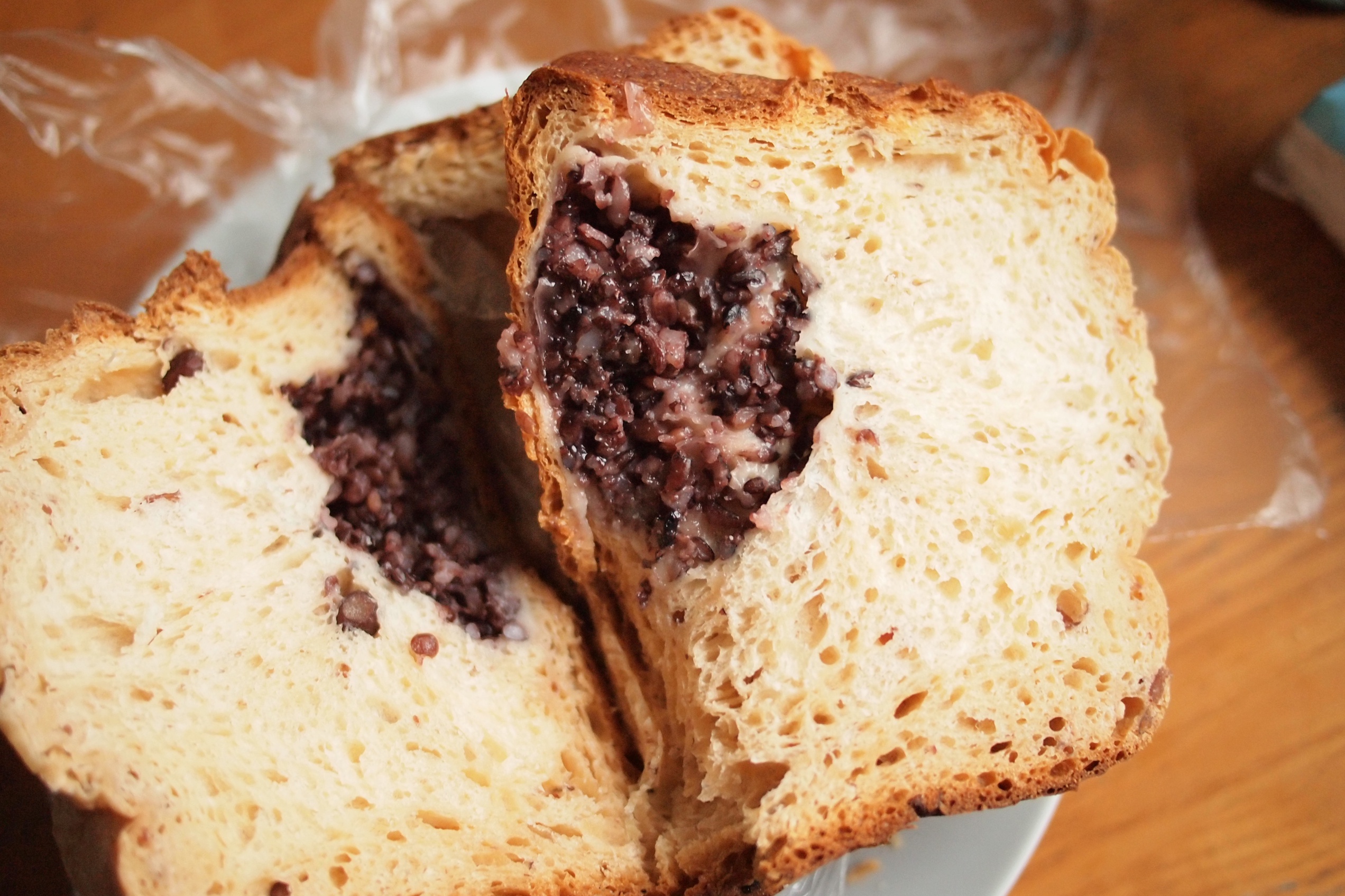 好吃的蜜红豆吐司