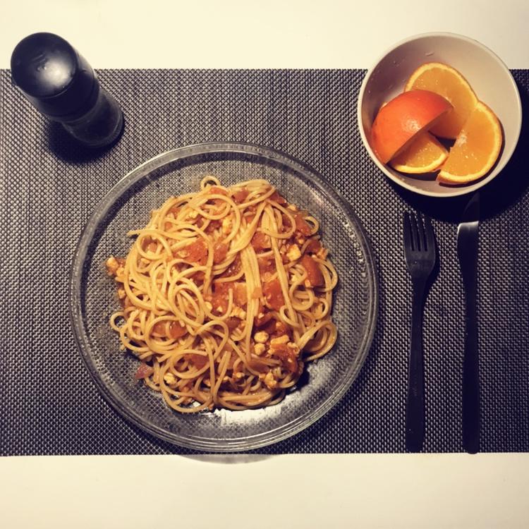【番茄肉酱意面】
