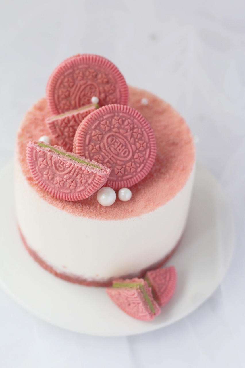 樱花奥利奥酸奶慕斯