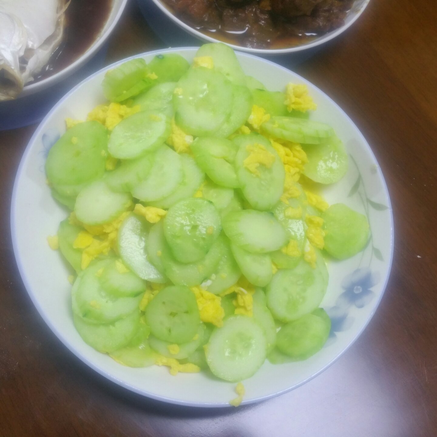 黄瓜炒蛋