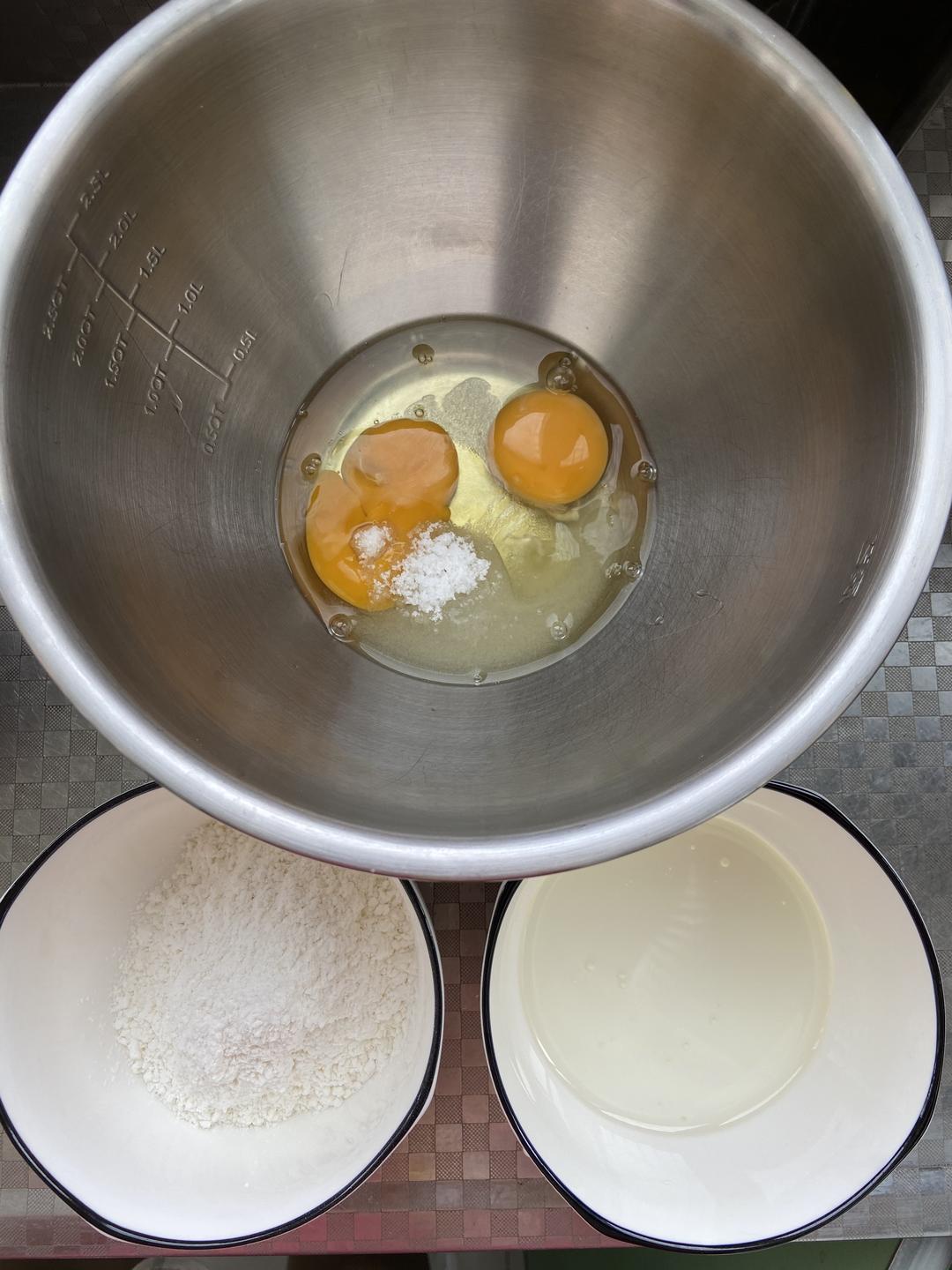 纯奶手撕吐司的做法 步骤1