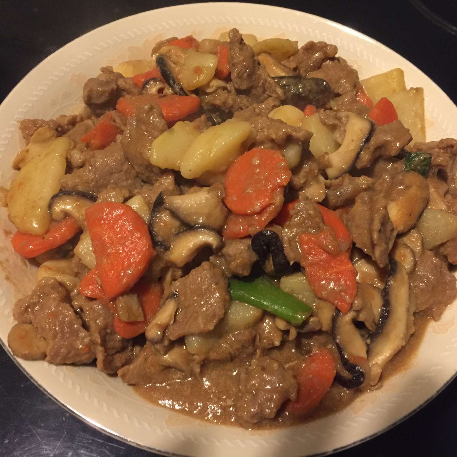土豆炒牛肉