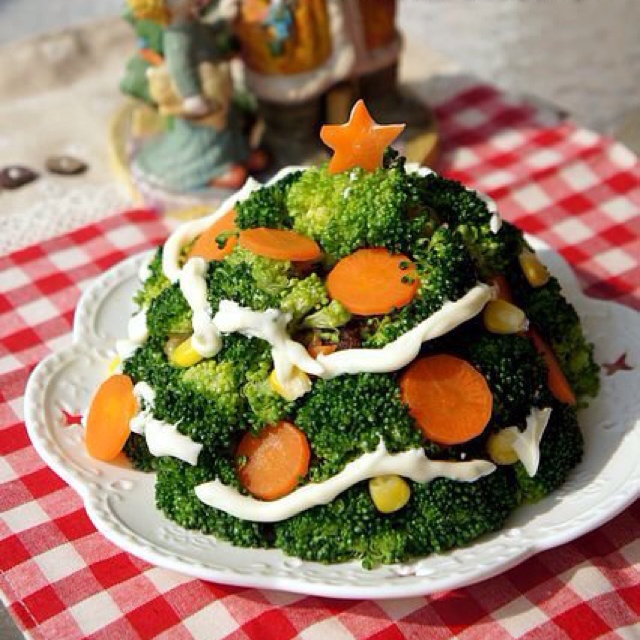 圣诞树沙拉