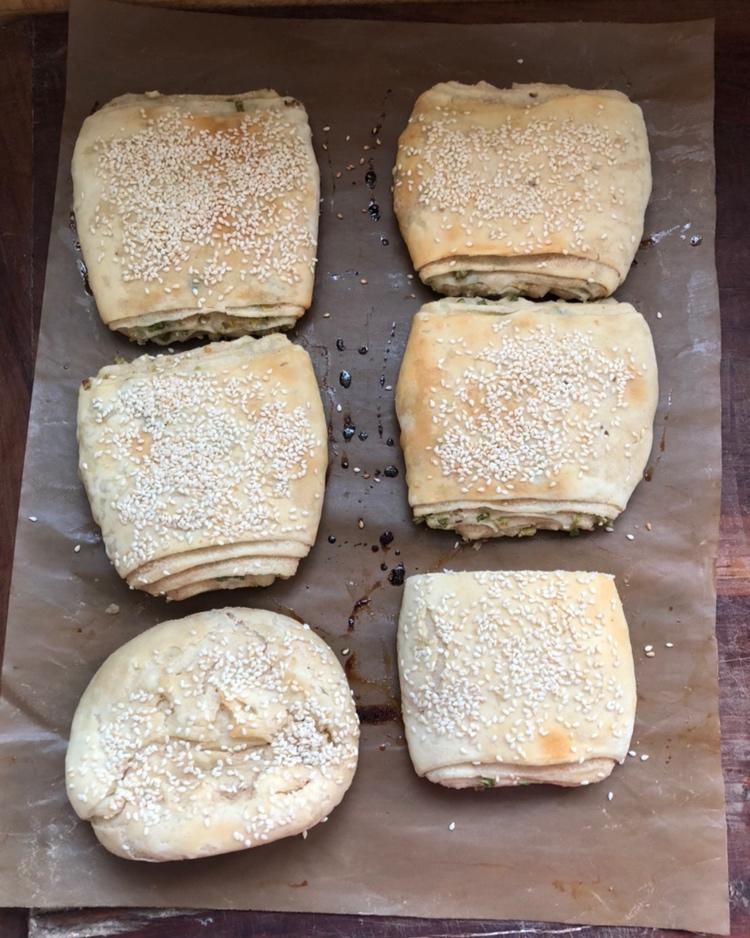 家常葱油烤饼