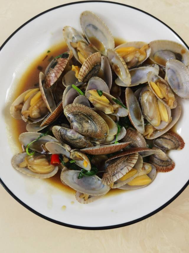 金不换炒花甲(潮汕菜)