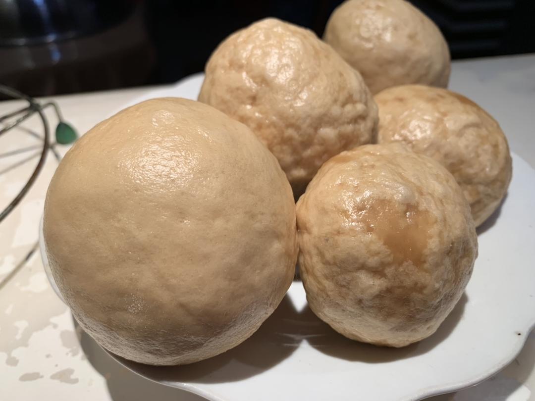 有着面包口感的红糖馒头（一次发酵）