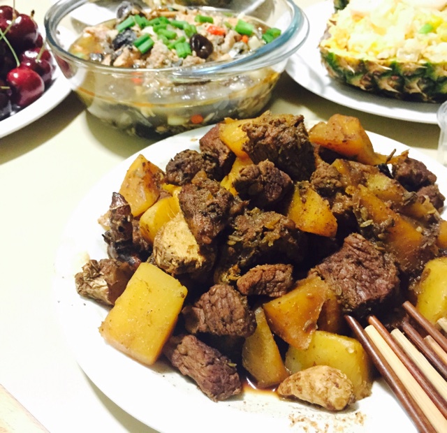 土豆炖牛肉