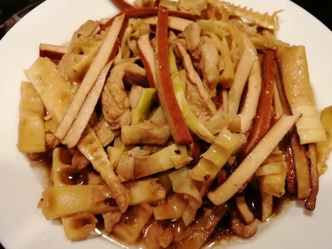 香干笋尖肉丝