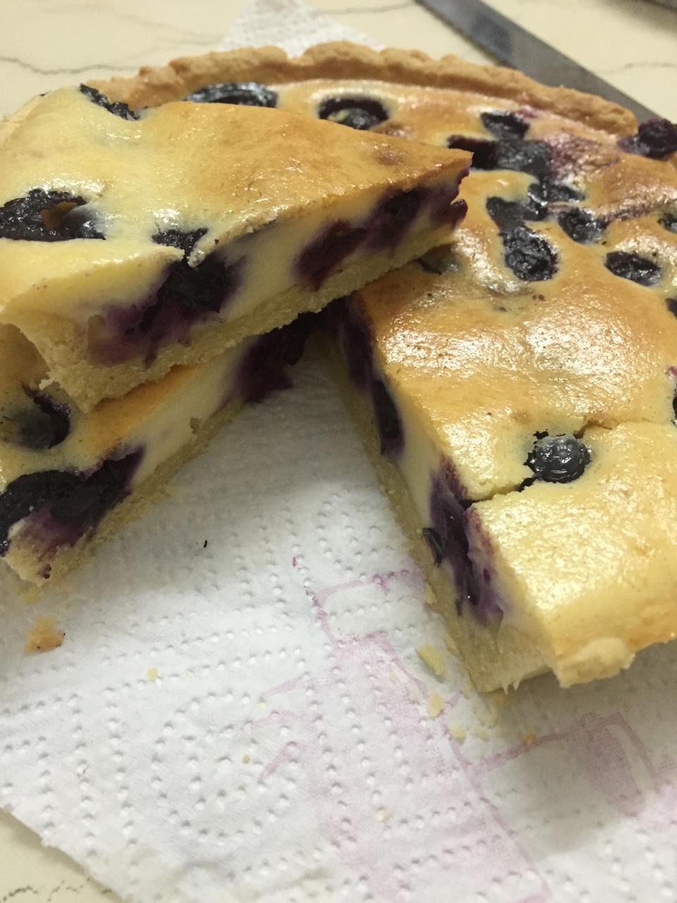 蓝莓乳酪派