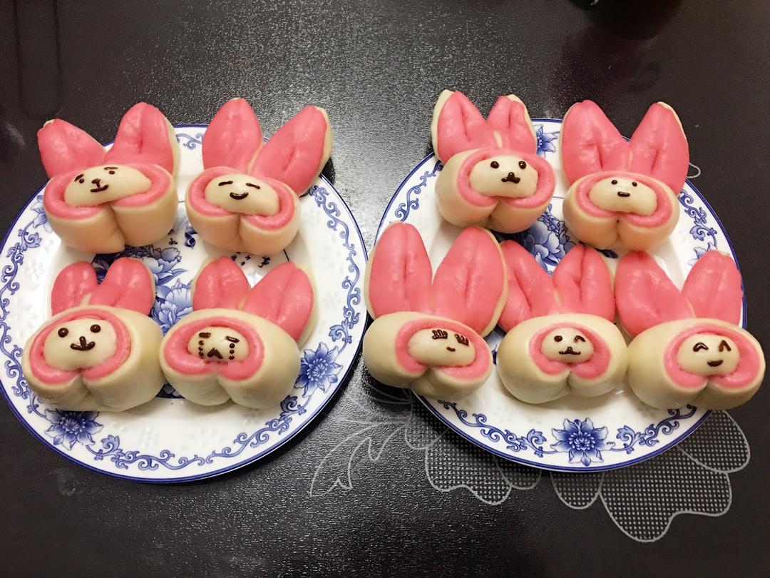 卡通兔子馒头