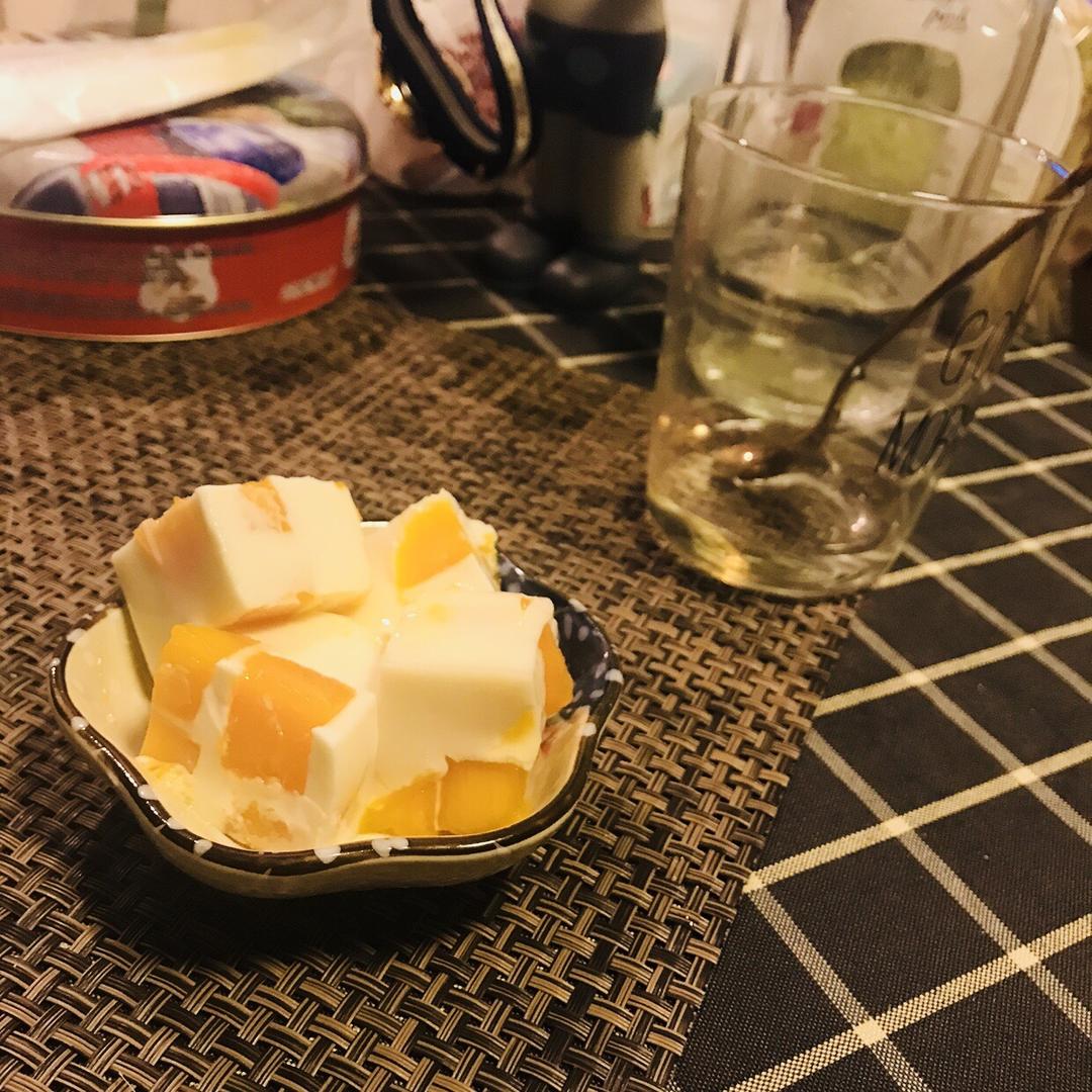 午后小甜点芒果椰汁糕教程