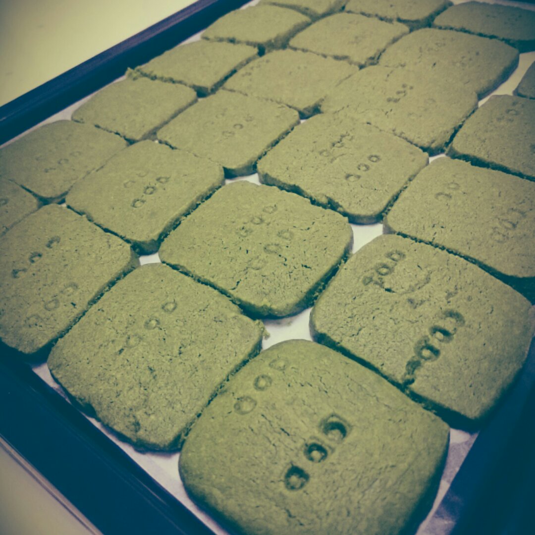 抹茶蔓越莓饼干