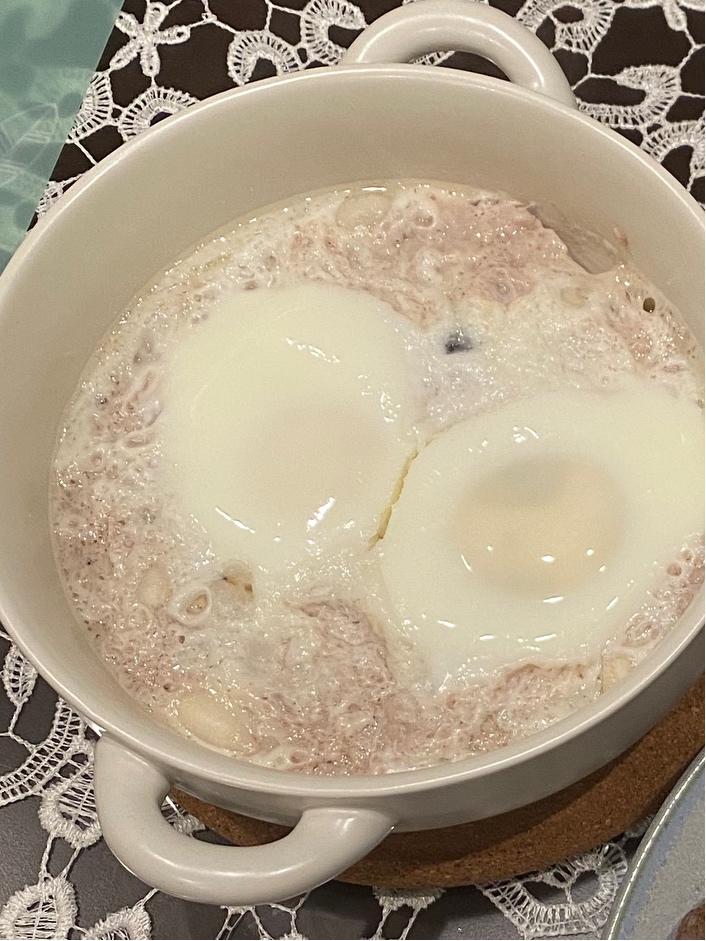 目鱼蛋肉糜蒸鸡蛋