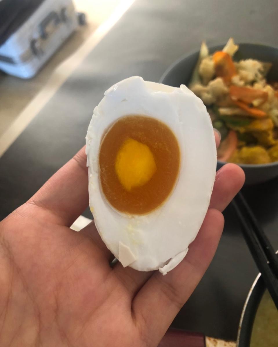 自制流油的咸鸭蛋