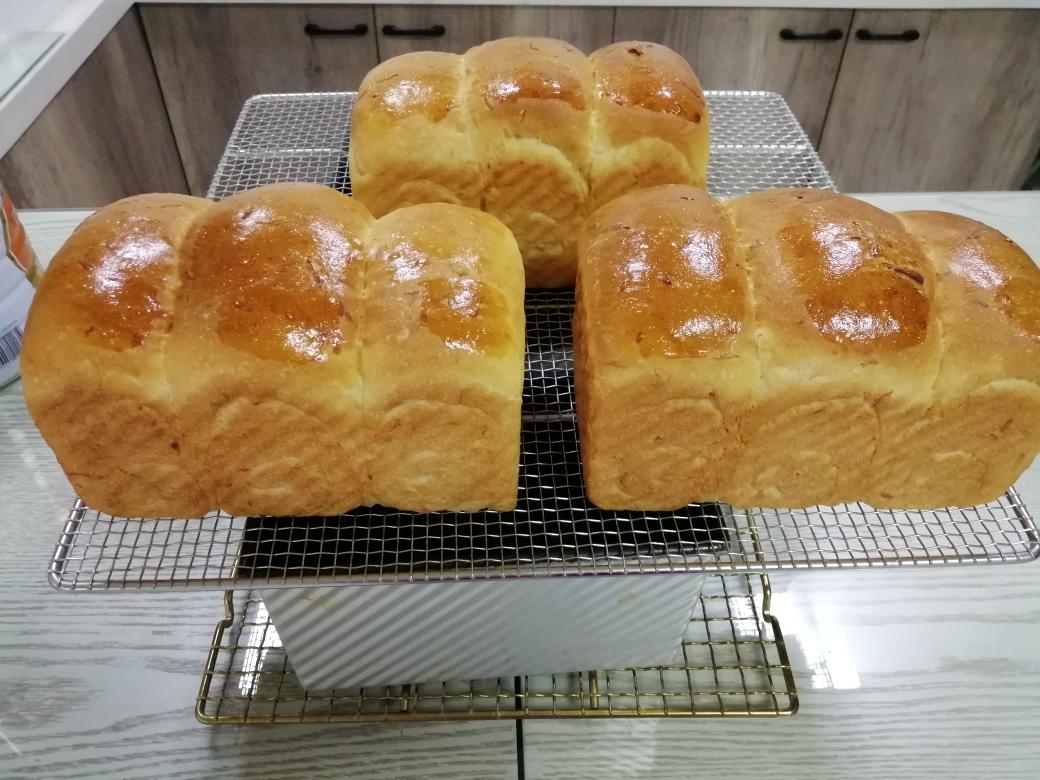 蜂蜜柚子吐司（玉米油版一次发酵）的做法