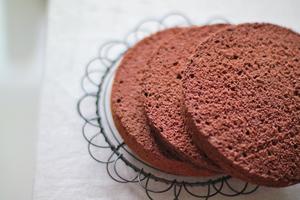 巧克力分蛋海绵蛋糕的做法 步骤25