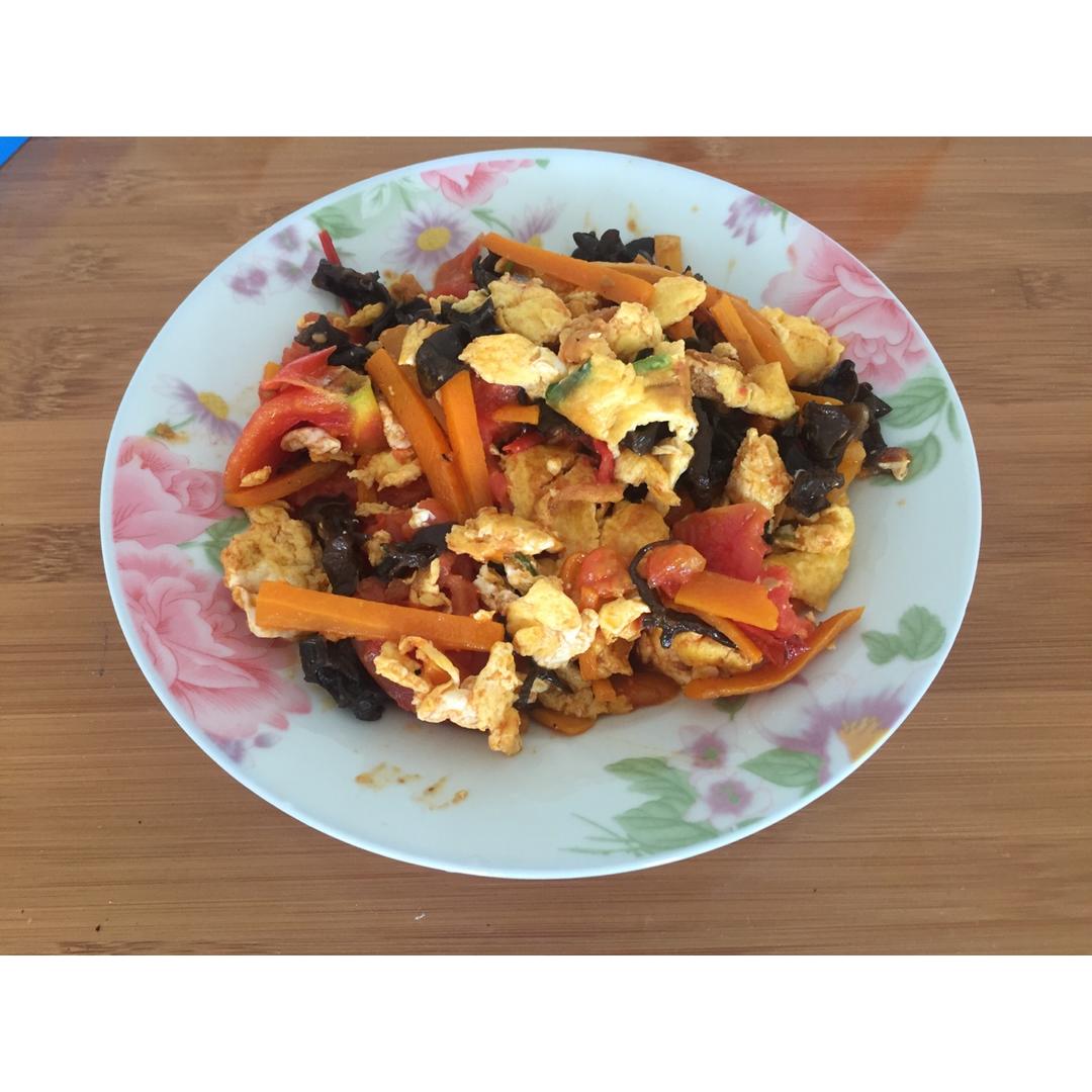 黑木耳番茄炒鸡蛋