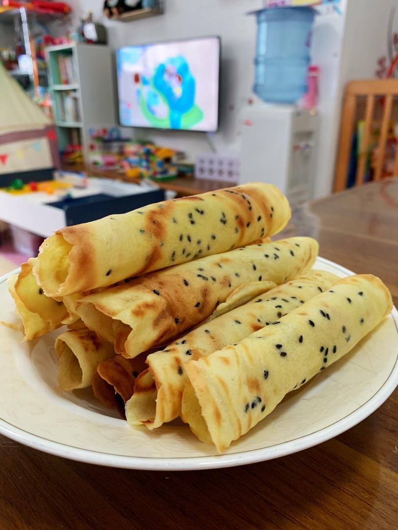 shirleywxy做的鸡蛋卷平底锅版