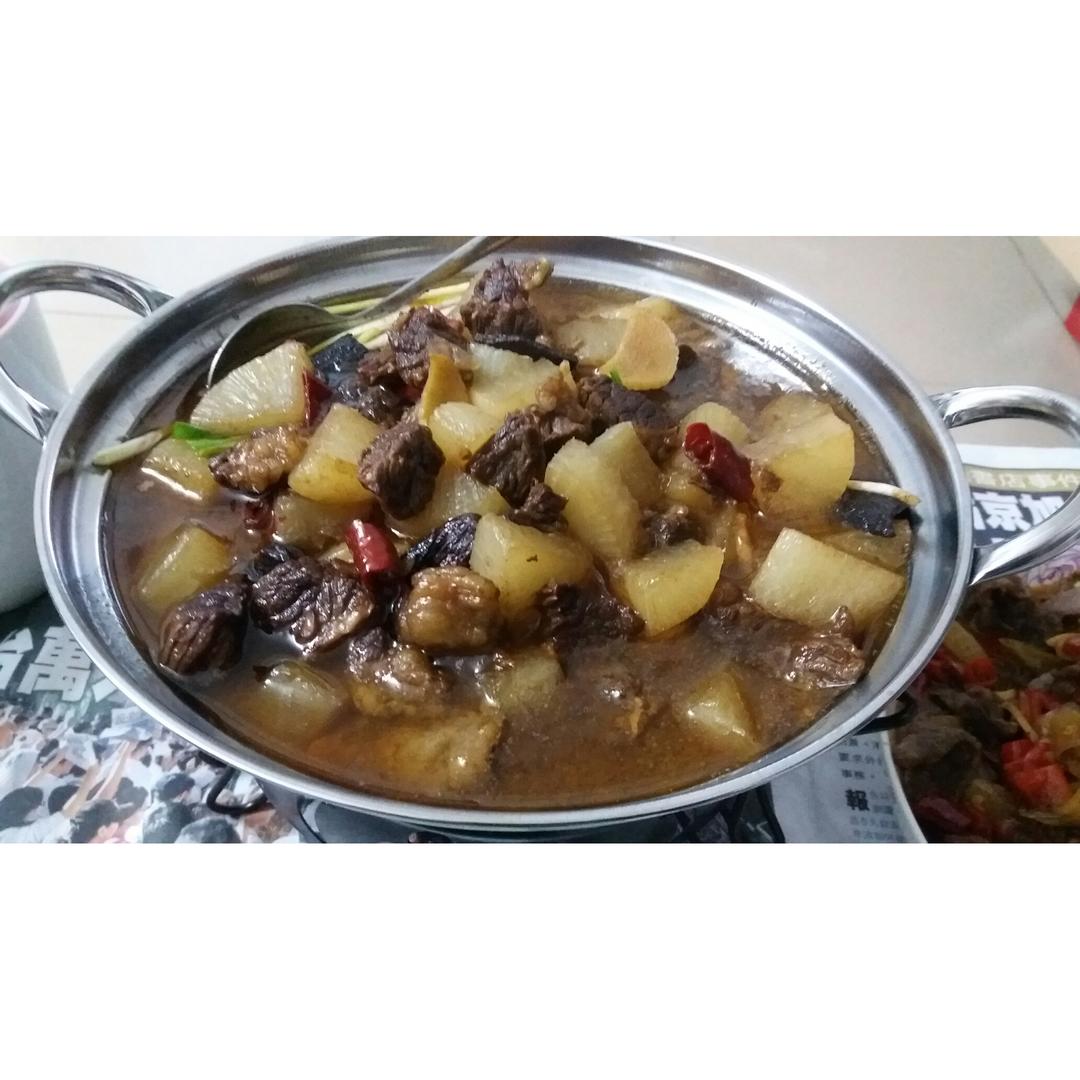 萝卜烧牛腩