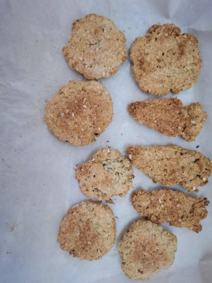 撸铁前无糖无油燕麦饼干