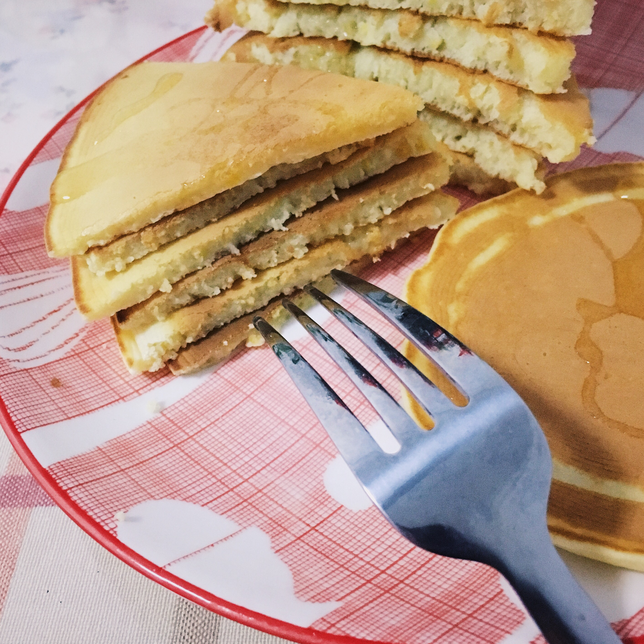 超级简单pancake【无黄油健康版】