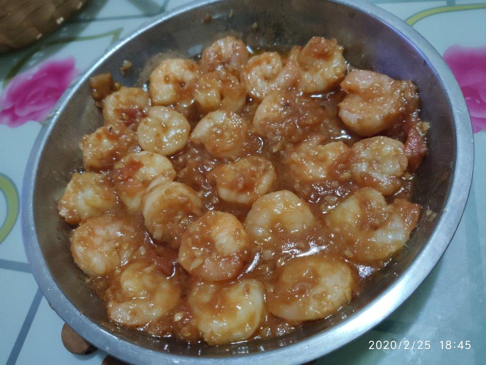 茄汁大虾仁🍤
