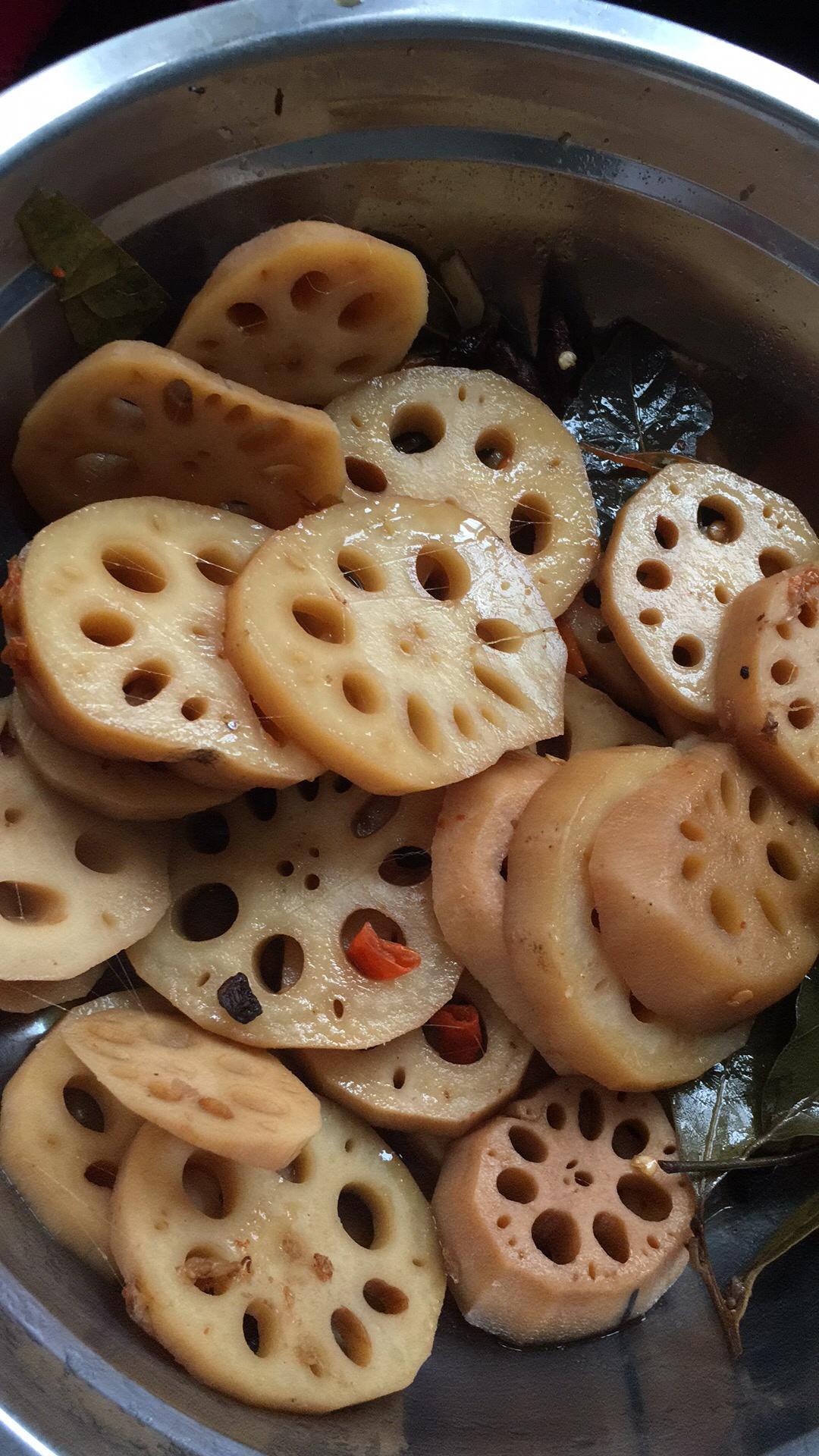 卤水辣莲藕的做法