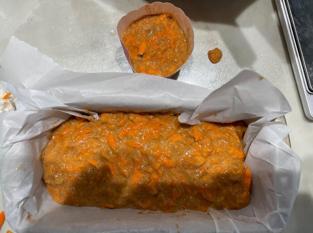 无油糖快手胡萝卜蛋糕【健康小食】