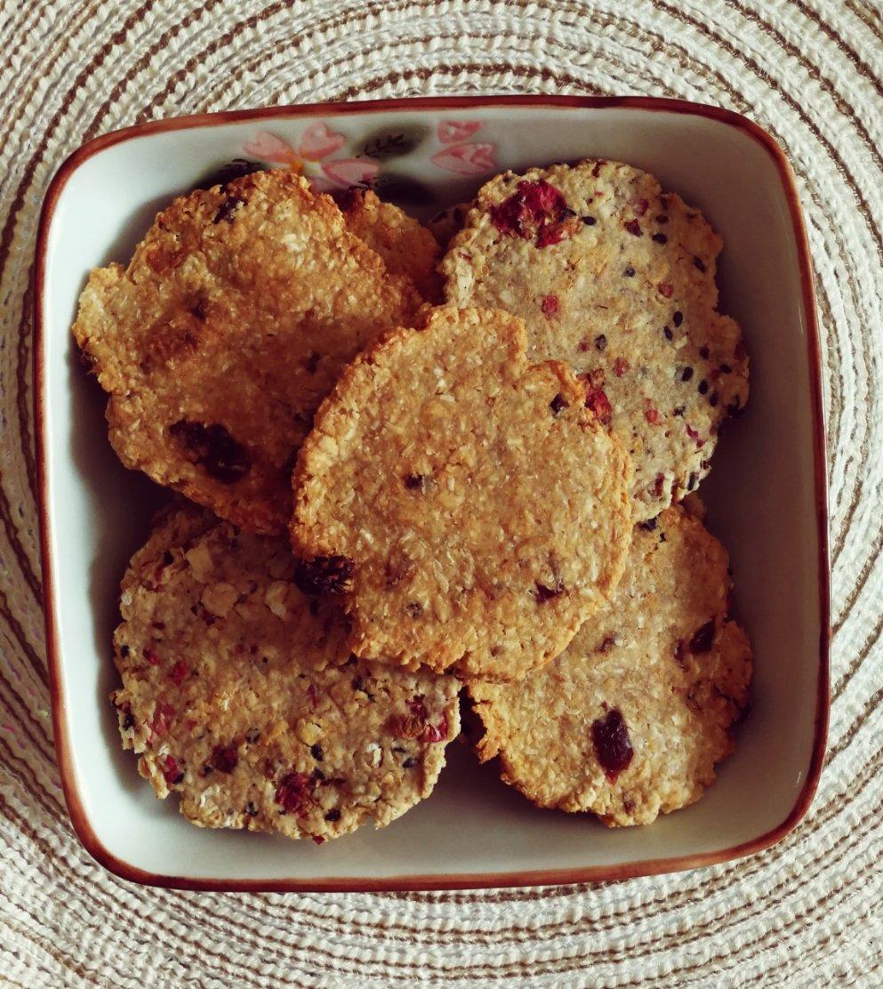 【减肥零食】无油无糖红枣燕麦酸奶饼干