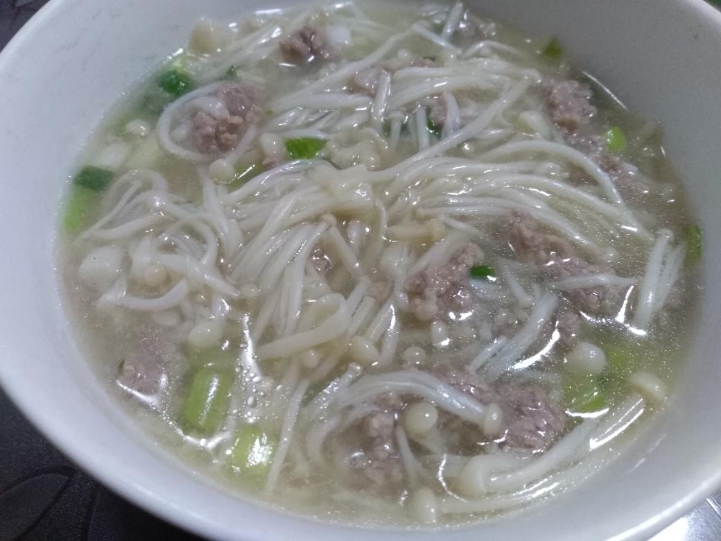 47.金针菇瘦肉汤