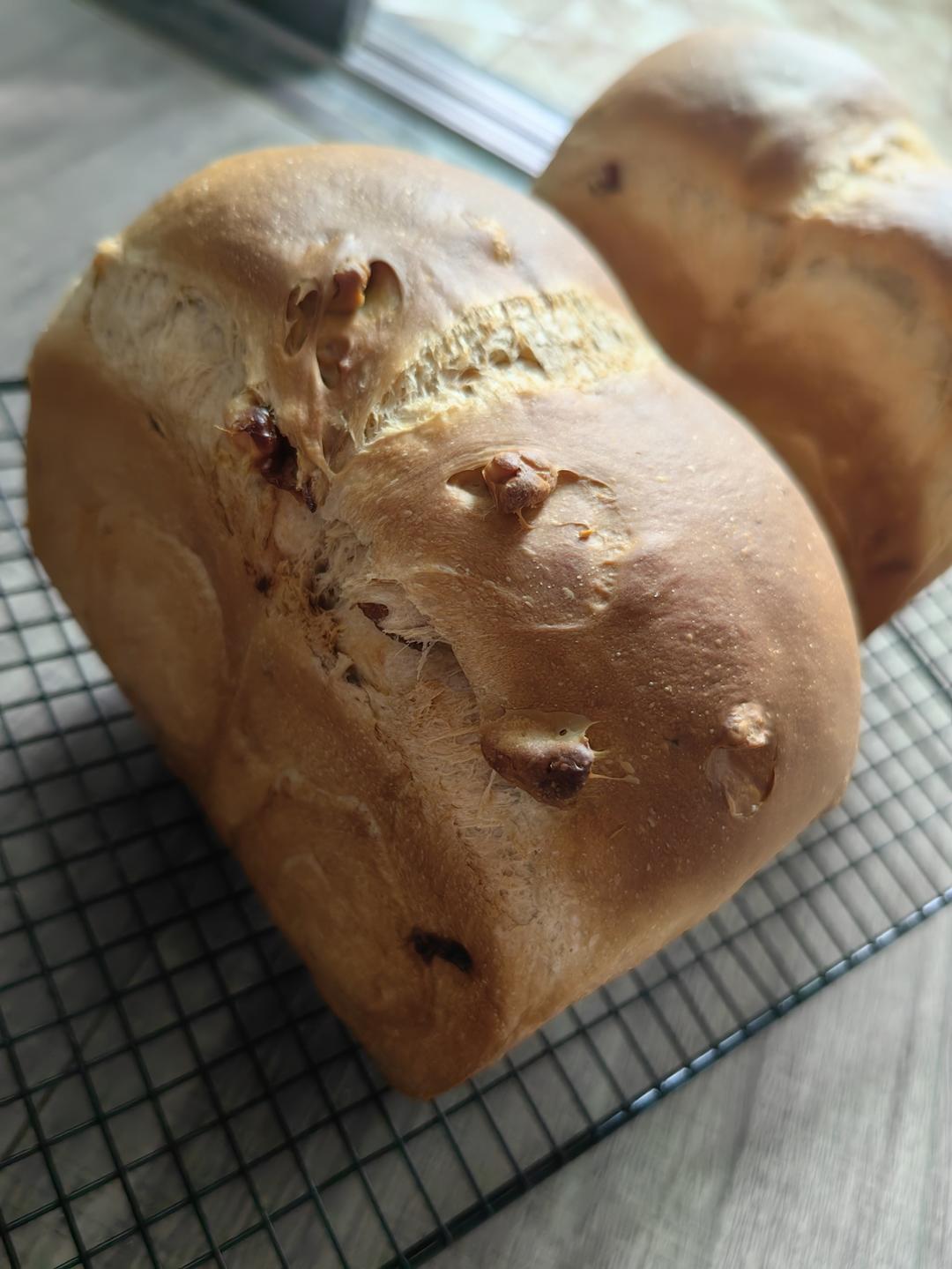 桂圆核桃红糖吐司