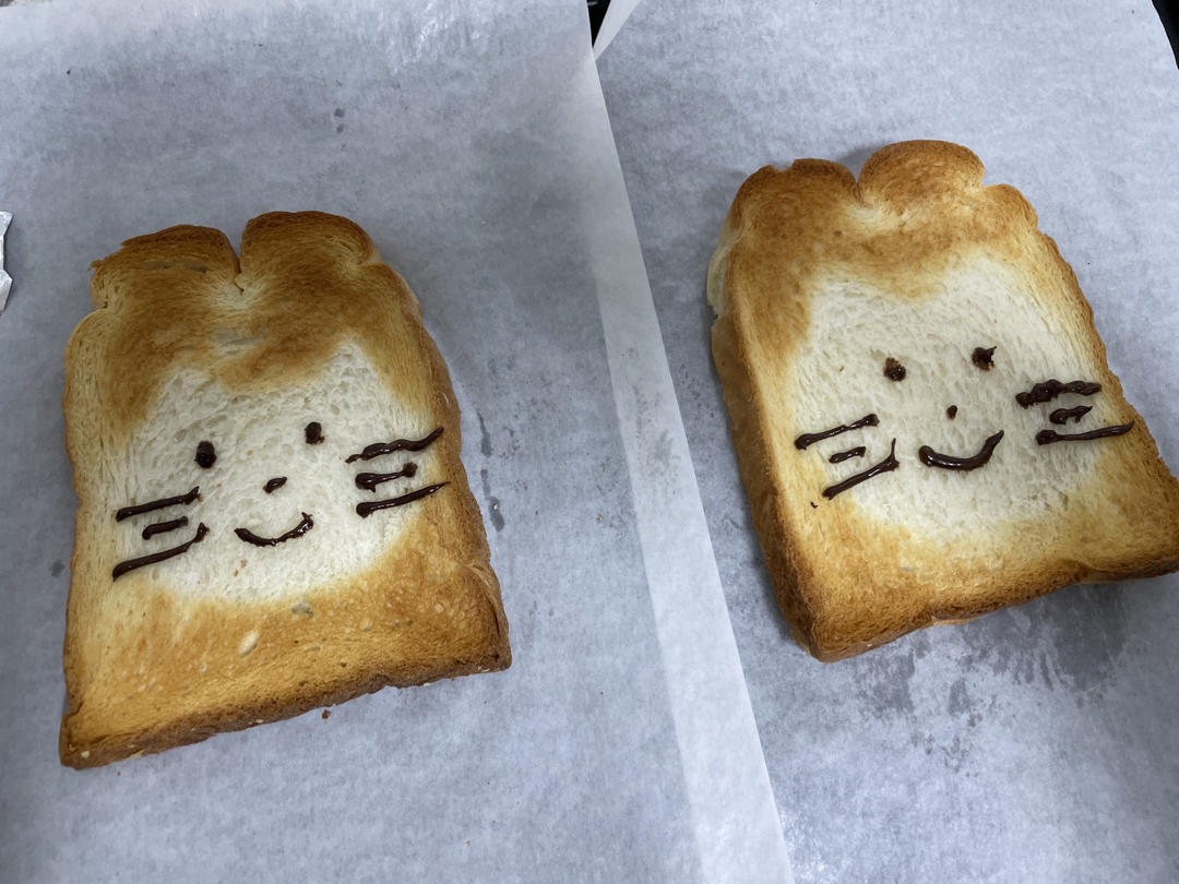 可爱到犯规的手绘烤吐司🍞巨简单❗️孩子最爱❗️