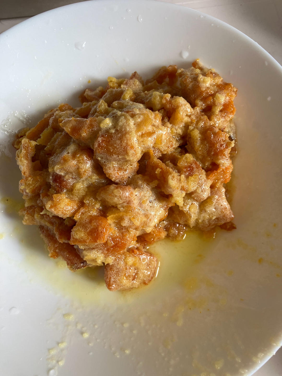 不用炸的蛋黄焗南瓜