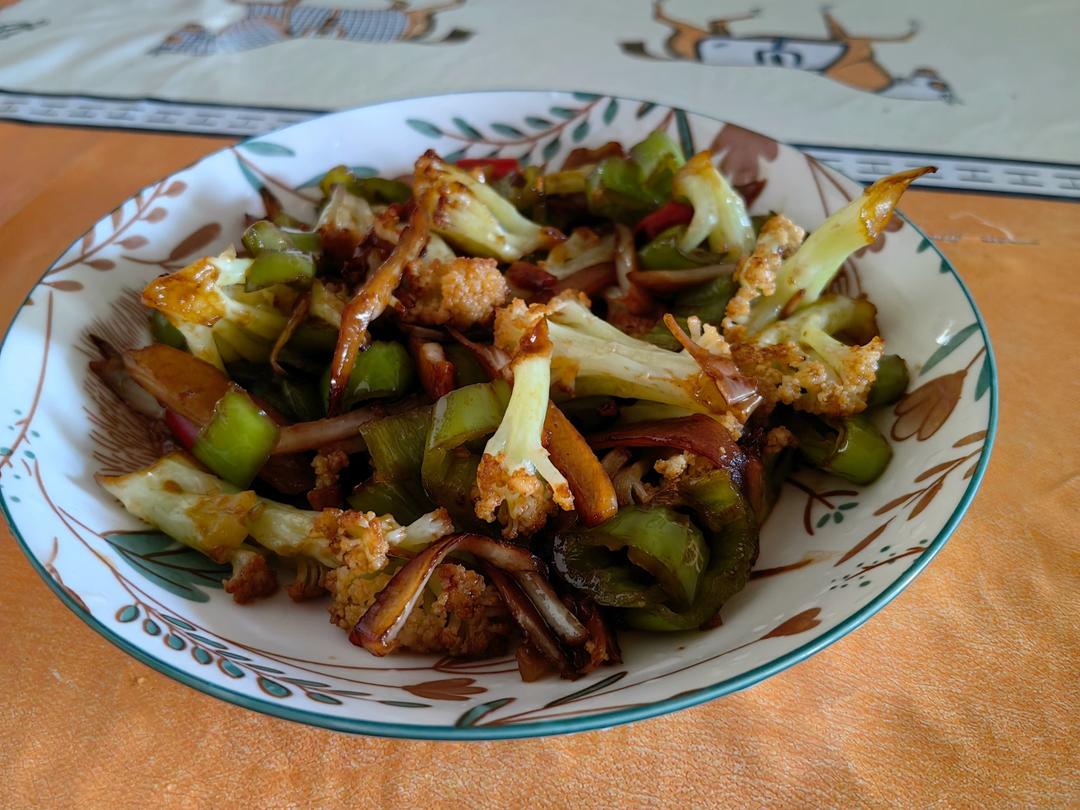 和饭店一个味道的干锅花菜