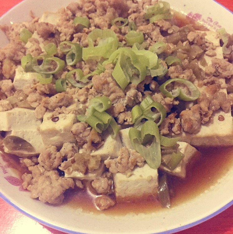 肉末蒸豆腐