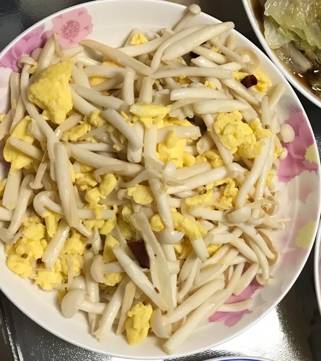 白玉菇炒蛋