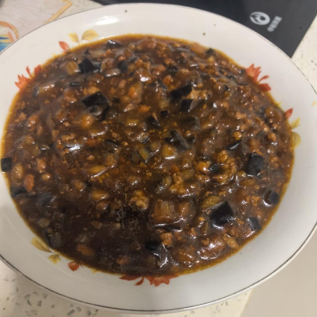 茄丁肉酱打卤面